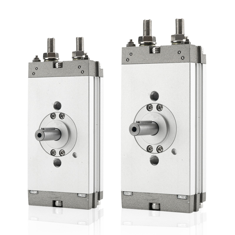 Cilindru compact de acţionare rotativ din seria CRQ2 | Tip Rack & Pinio